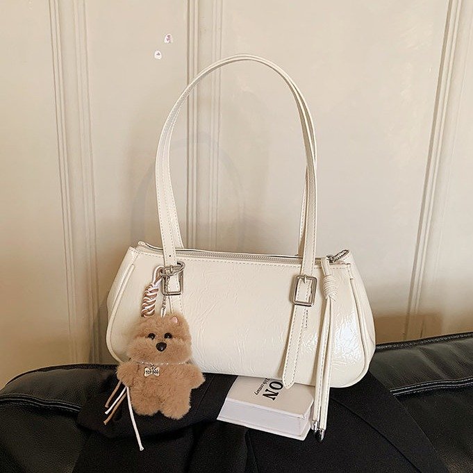 Women's Casual Minimalist One Shoulder Bag with Zip Closure Summer 2026 - Image 2