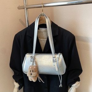 Women's Casual Minimalist One Shoulder Bag with Zip Closure Summer 2026